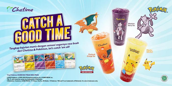 Let’s Catch A Good Time bersama Chatime dan Pokémon