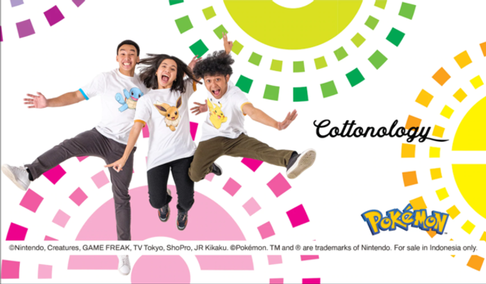 Cottonology Meluncurkan Koleksi Terbaru Bertema Pokémon