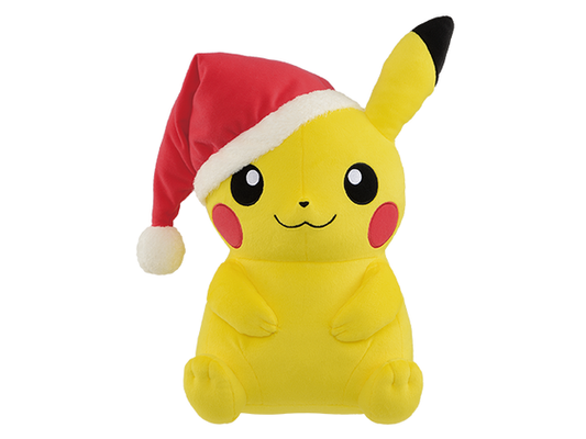 POKEMON SUN & MOON BONEKA BESAR CHRISTMAS PIKACHU