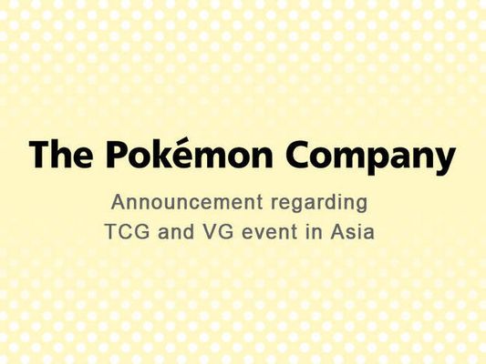 Dear players of the English Pokémon Trading Card Game and Pokémon Sword and Shield in Asia