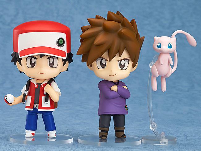 Nendoroid Pok mon Trainer Red Green Barang barang 